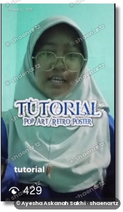 Pop-art retro poster tutorial video
